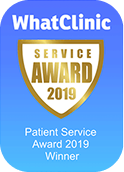 WhatClinic Service Award 2019 Patient Service Award Winner