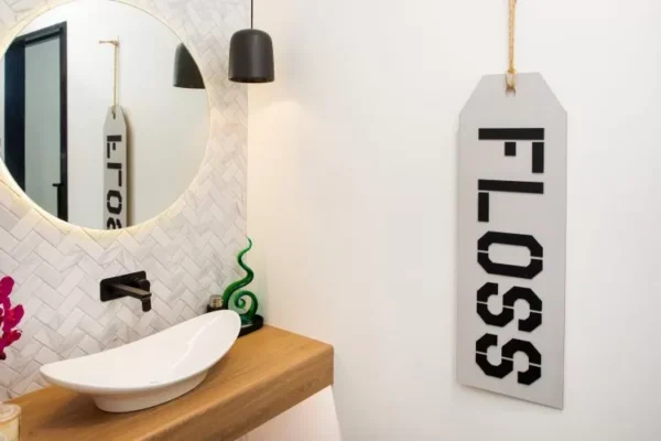 Finesse Dental stylish vanity area