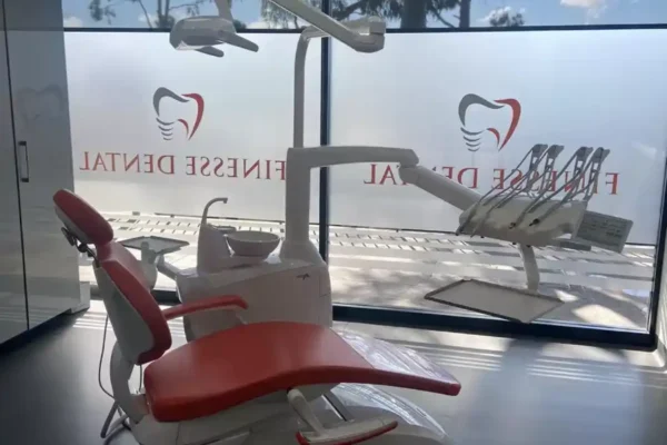 Finesse Dental Clinic Room Red Chair