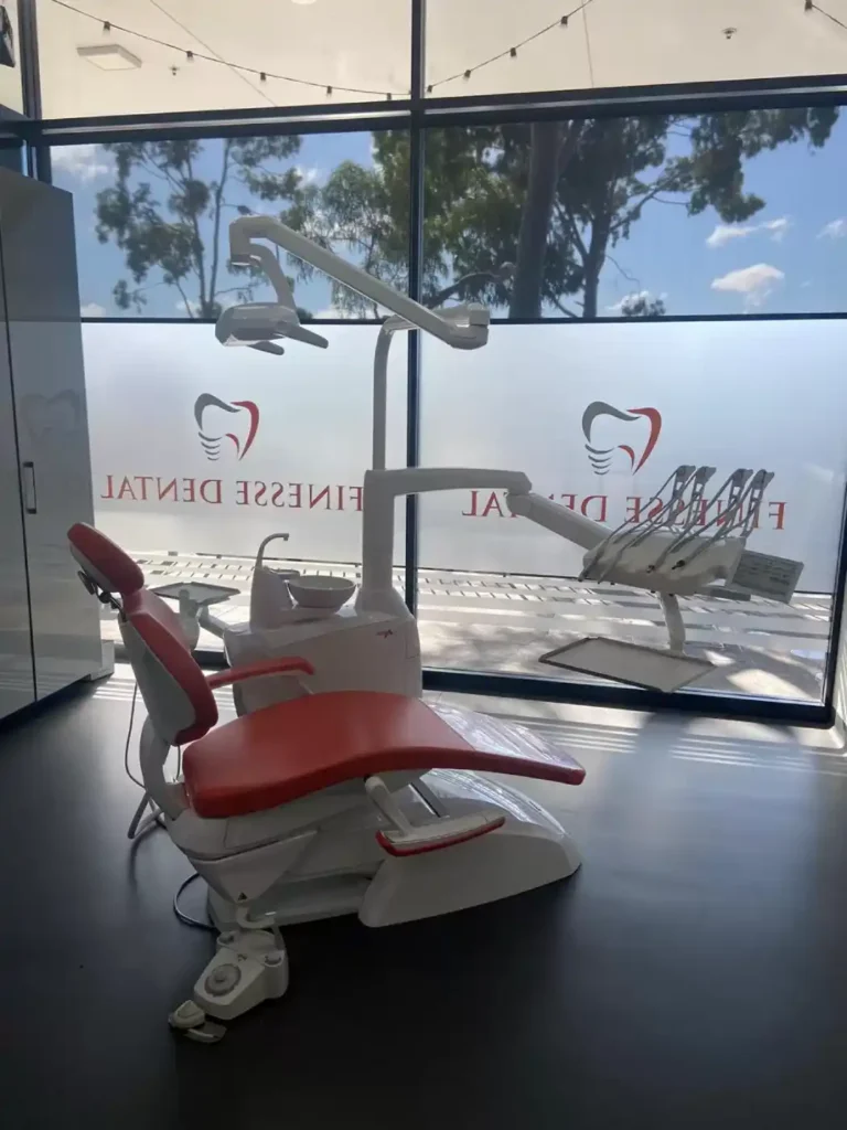 Finesse Dental Clinic Room Red Chair