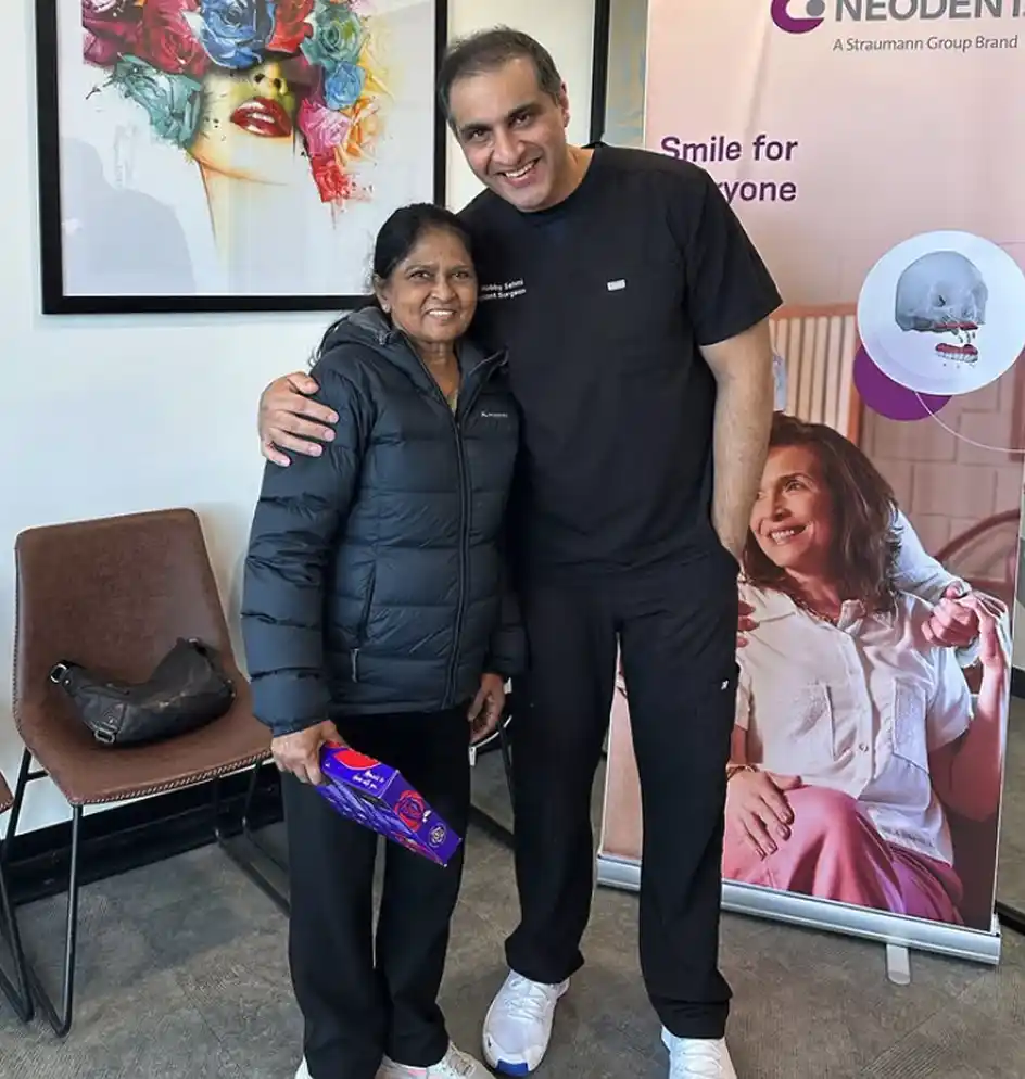 Dr Robby with the female Client