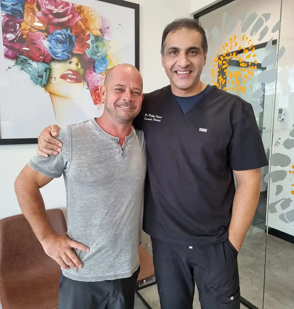 Dr Robby with the male client