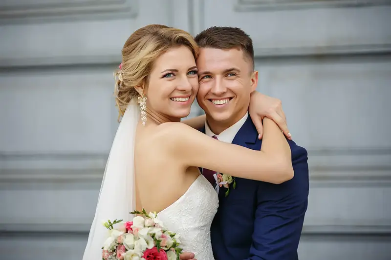 Wedding Smiles in Stanhope Gardens