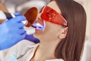 professional teeth whitening procedure